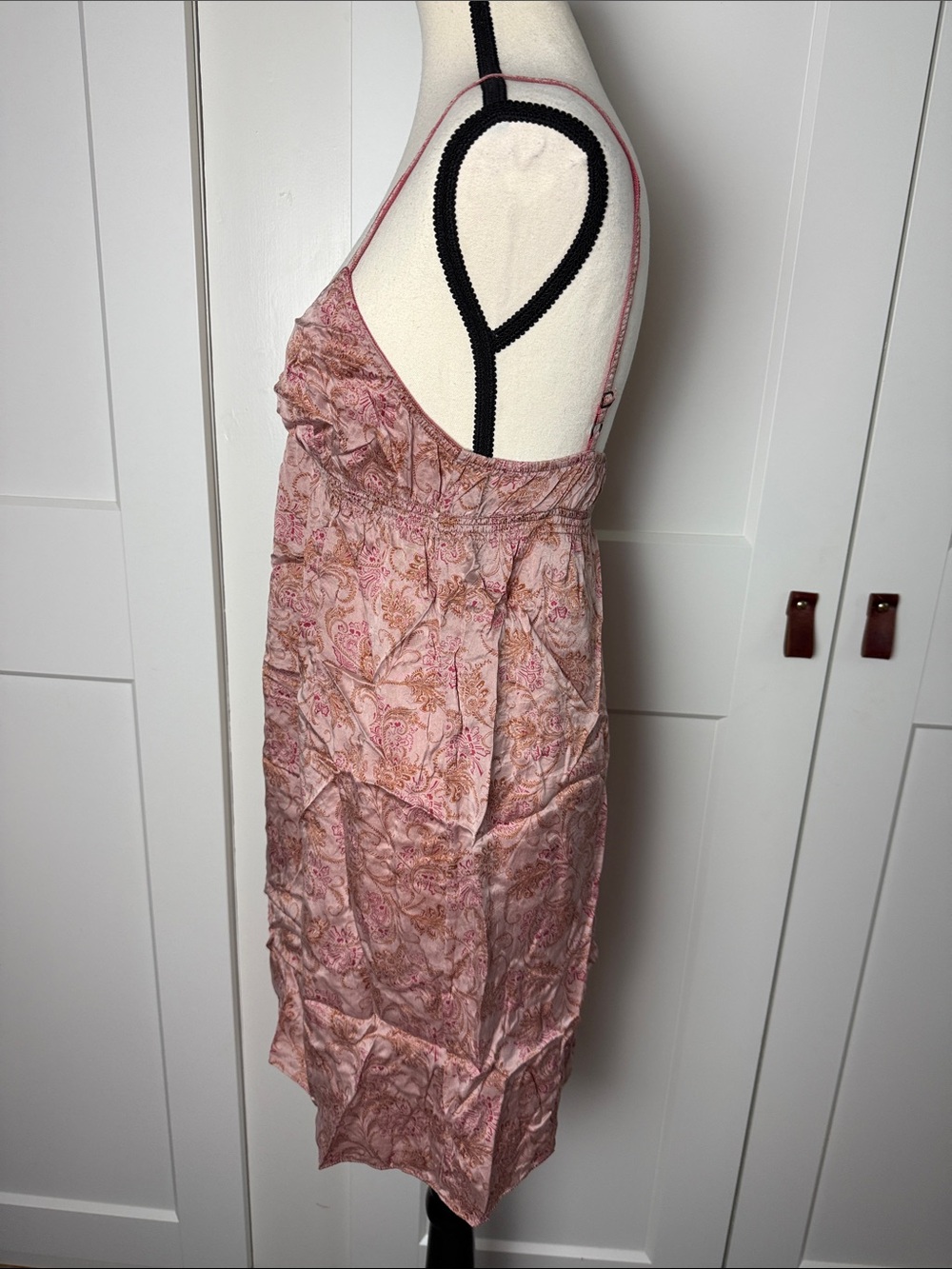 Vintage Victoria Secret Y2K 100% silk chemise slip dress cottage core euro small - Picture 4 of 8